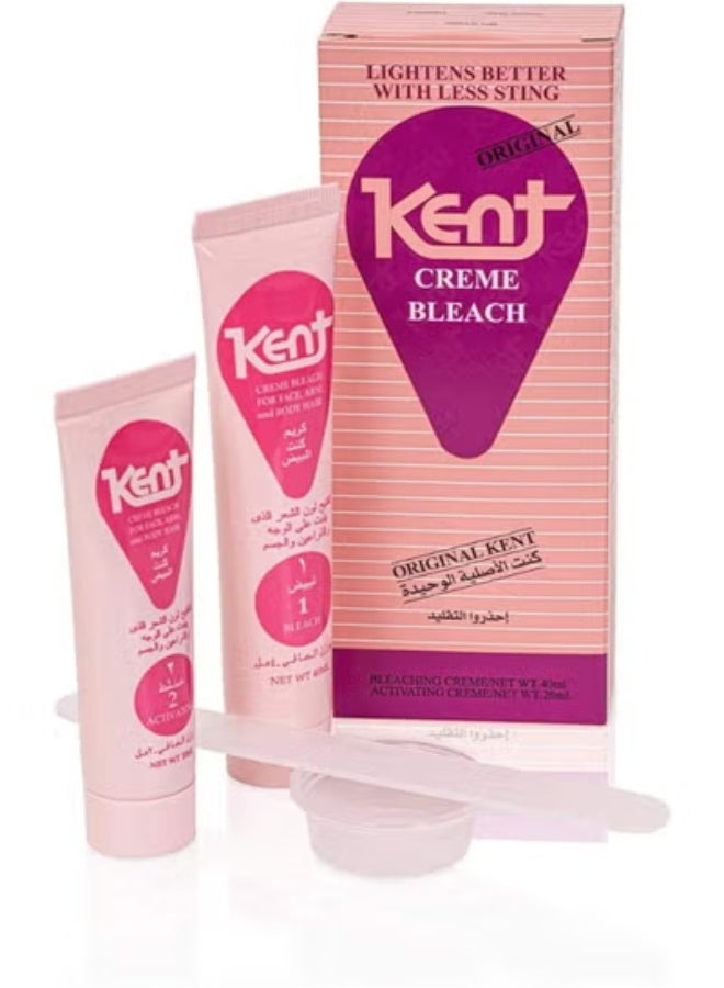 KENT Creme Bleach 40ml Creme Activating 20ml - Image 3